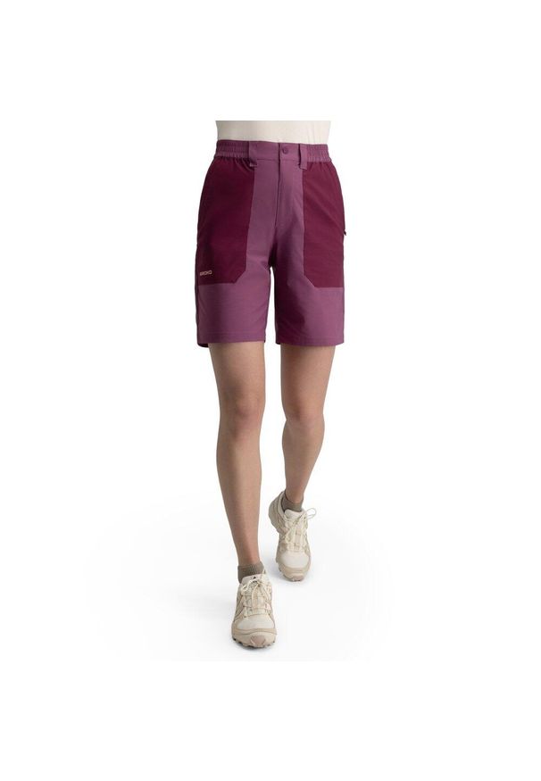 SIROKO - Damskie wodoodporne spodenki trekkingowe Siroko Solara Purple. Kolor: fioletowy. Sport: turystyka piesza