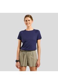 Koszulka damska Odlo ESSENTIAL 365 T-shirt. Kolor: niebieski. Sport: bieganie #1