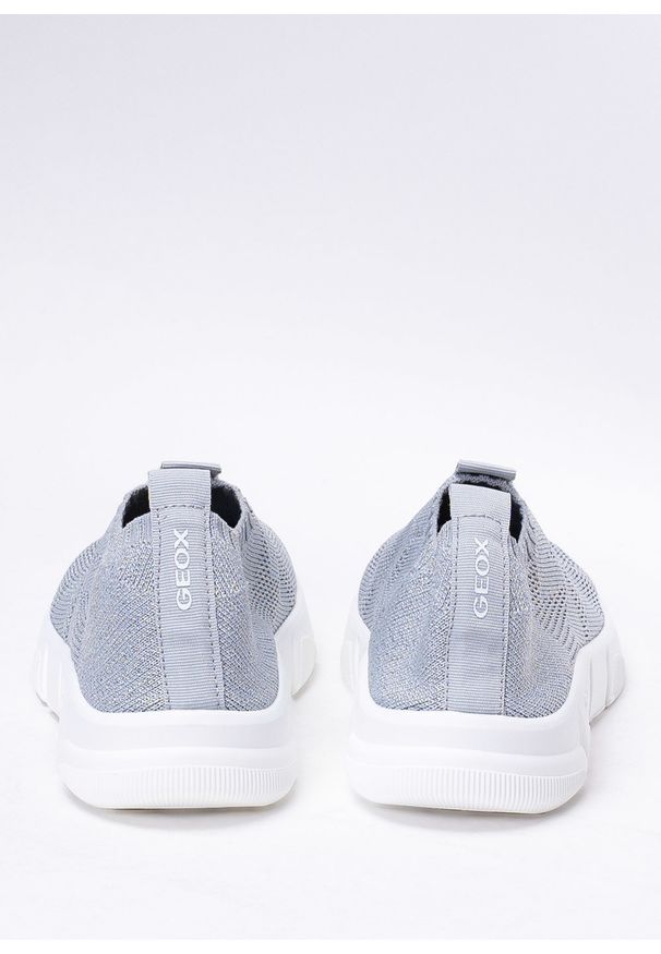Geox - Sneakersy dziecięce szare GEOX J Aril G. A. Okazja: na uczelnię. Kolor: szary. Materiał: syntetyk, guma, materiał. Szerokość cholewki: normalna