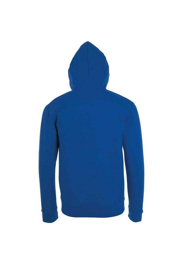 SOL'S - Bluza Z Kapturem Dla Dorosłych Unisex Stone. Typ kołnierza: kaptur. Kolor: niebieski