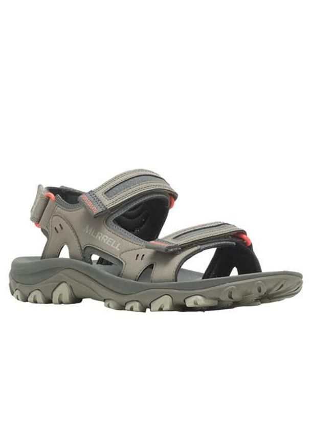 Buty do chodzenia męskie Merrell Huntington Sport Convert. Zapięcie: rzepy. Kolor: szary. Materiał: guma, materiał, syntetyk. Sport: turystyka piesza