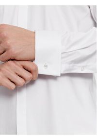 Hugo Koszula Kennew 50508549 Biały Slim Fit. Kolor: biały. Materiał: bawełna #3