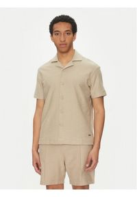 JOOP! Koszula 17 JJ-31Pedro 30045553 Beżowy Modern Fit. Kolor: beżowy. Materiał: bawełna
