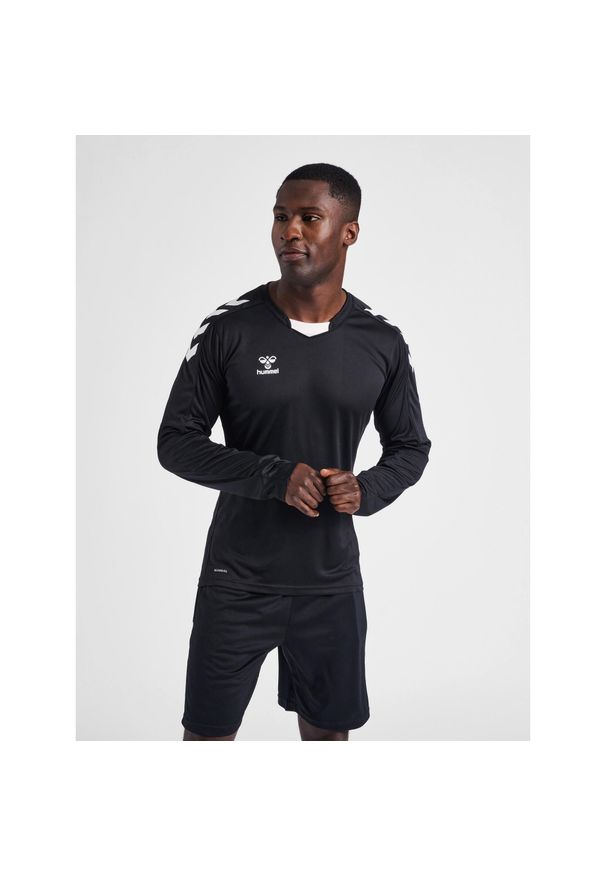 Koszulka Sportowa Z Długimrękawem Hummel Core Xk Poly Jersey L/S. Kolor: czarny. Materiał: jersey. Długość rękawa: długi rękaw. Długość: długie