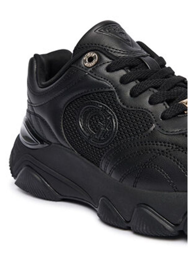 Guess Sneakersy FLFMRZ ELE12 Czarny. Kolor: czarny. Materiał: materiał