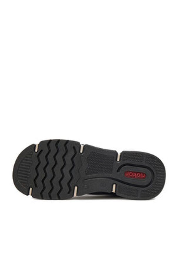 Rieker Sneakersy 45963-14 Granatowy. Kolor: niebieski. Materiał: materiał, syntetyk