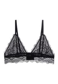Intica - Braletka z koronki z regulowanymi ramiączkami Josselyn. Kolor: czarny. Materiał: koronka. Wzór: koronka #1