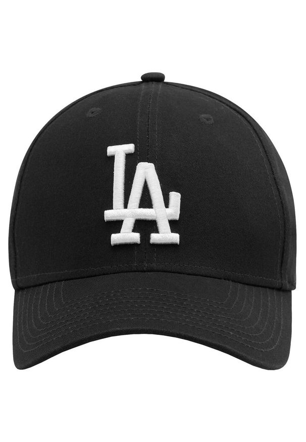 Czapka z daszkiem New Era MLB Los Angeles Dodgers. Kolor: czarny. Materiał: bawełna, elastan. Styl: sportowy, elegancki