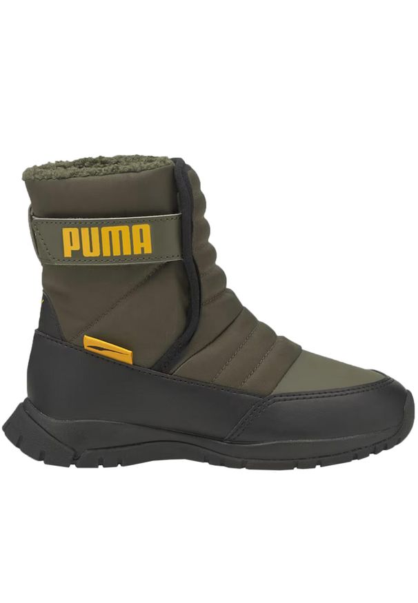 Buty dla dzieci Puma Nieve WTR AC PS. Kolor: zielony. Sport: turystyka piesza