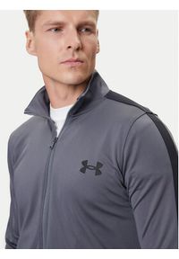 Under Armour Dres Ua Knit Track Suit 1357139-025 Szary Fitted Fit. Kolor: szary. Materiał: syntetyk