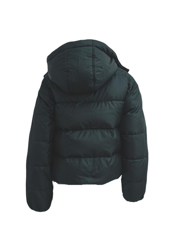 Kurtka damskie Converse W Short Down. Kolor: czarny. Materiał: poliester, materiał, puch