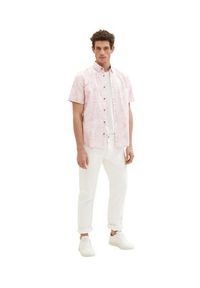 Tom Tailor Koszula 1036222 Różowy Regular Fit. Kolor: różowy. Materiał: bawełna #5