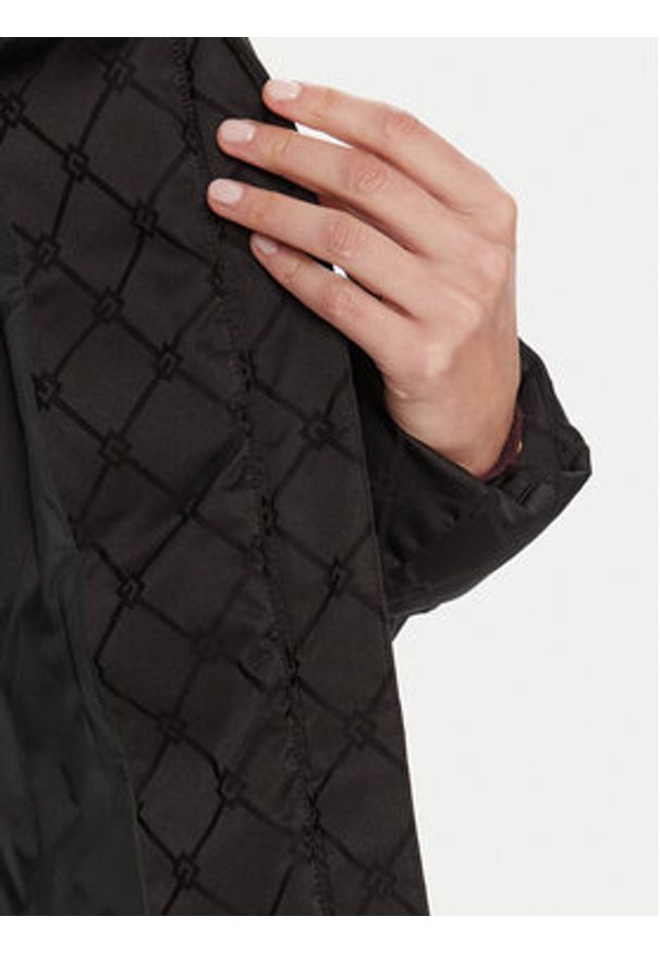 Elisabetta Franchi Kurtka zimowa PI-83D-56E2-V600 Czarny Regular Fit. Kolor: czarny. Materiał: syntetyk. Sezon: zima