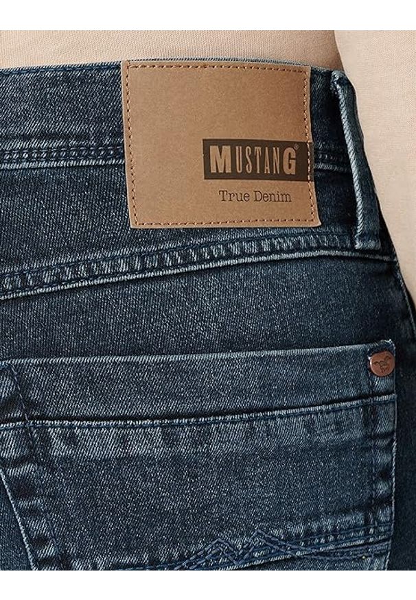 Męskie Spodnie jeansowe Mustang Style Washington Denim Blue 1012711 5000 882