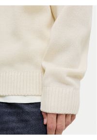 Jack & Jones - Jack&Jones Sweter Urban 12278942 Écru Relaxed Fit. Materiał: bawełna #5