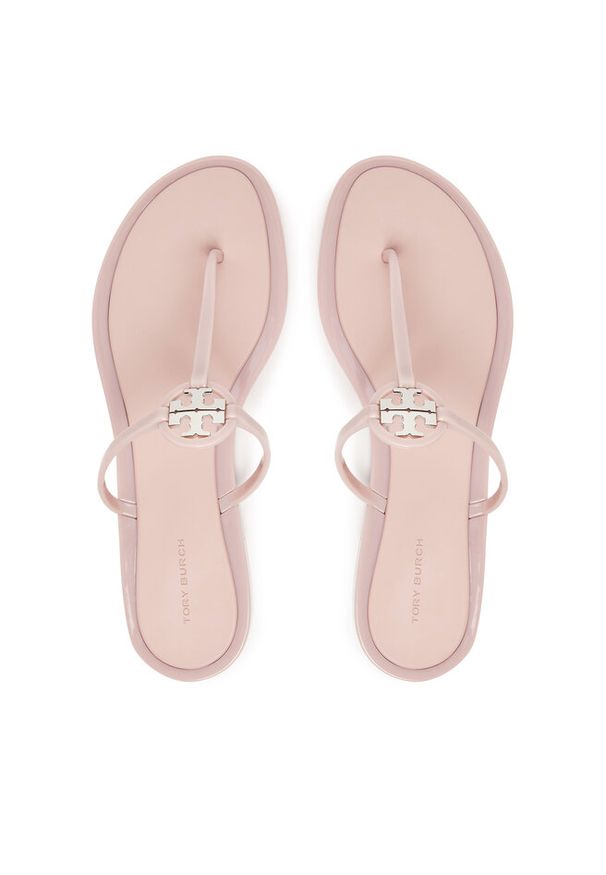 Japonki Tory Burch. Kolor: różowy