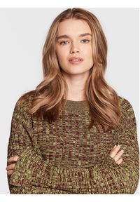 Gina Tricot Sweter Beverly 17579 Zielony Regular Fit. Kolor: zielony. Materiał: syntetyk