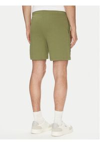 Kappa Szorty sportowe Logo Korpo Cabas 303HZE0 Khaki Regular Fit. Kolor: brązowy. Materiał: bawełna. Styl: sportowy #4