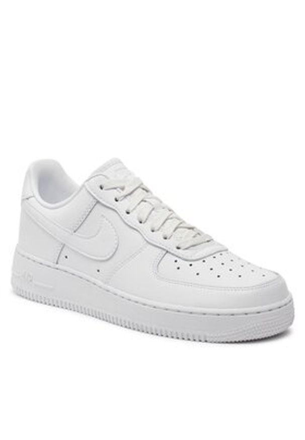 Nike Sneakersy Air Force 1 '07 Fresh DM0211 100 Biały. Kolor: biały. Materiał: skóra. Model: Nike Air Force
