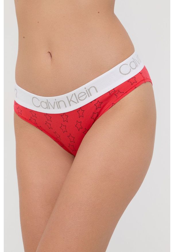 Calvin Klein Underwear - Figi. Kolor: czerwony