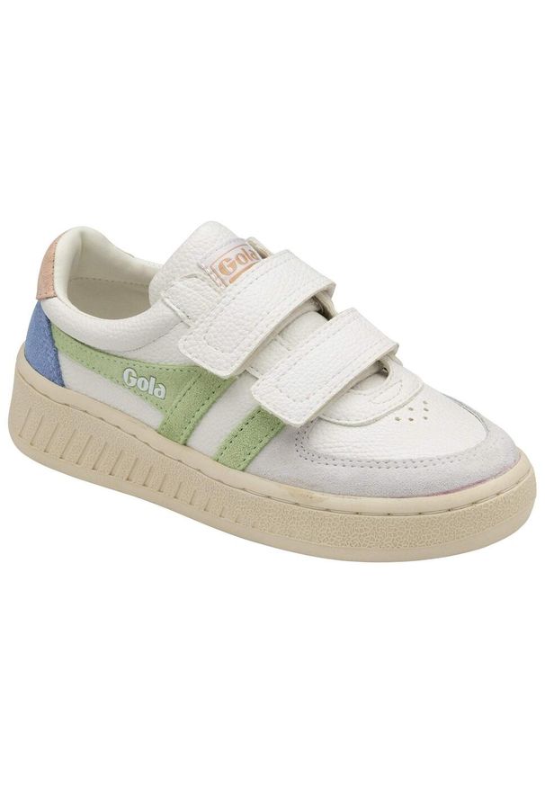 Trenerzy dziecięcy Gola Classics Grandslam Trident Strap Trainers. Okazja: na co dzień. Kolor: biały