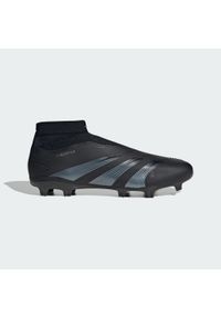 Adidas - Buty Predator League Laceless FG Football. Kolor: wielokolorowy, szary, czarny. Materiał: materiał. Sport: piłka nożna #1