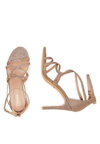 DeeZee Sandały F89725-88 Złoty. Kolor: złoty. Materiał: materiał #5