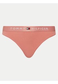TOMMY HILFIGER - Tommy Hilfiger Stringi UW0UW04146 Różowy. Kolor: różowy. Materiał: bawełna
