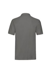 FRUIT OF THE LOOM - Męska Koszulka Polo Premium. Typ kołnierza: polo. Kolor: szary