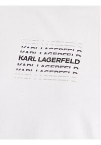 Karl Lagerfeld - KARL LAGERFELD Piżama A4M45001 Biały Regular Fit. Kolor: biały. Materiał: bawełna