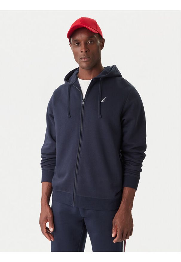 Nautica Bluza Winnemucca N1T04065 Granatowy Regular Fit. Kolor: niebieski. Materiał: bawełna, syntetyk