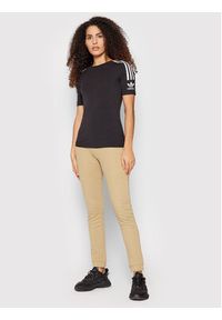 Adidas - adidas T-Shirt Tight Tee FM2592 Czarny Slim Fit. Kolor: czarny. Materiał: bawełna #5