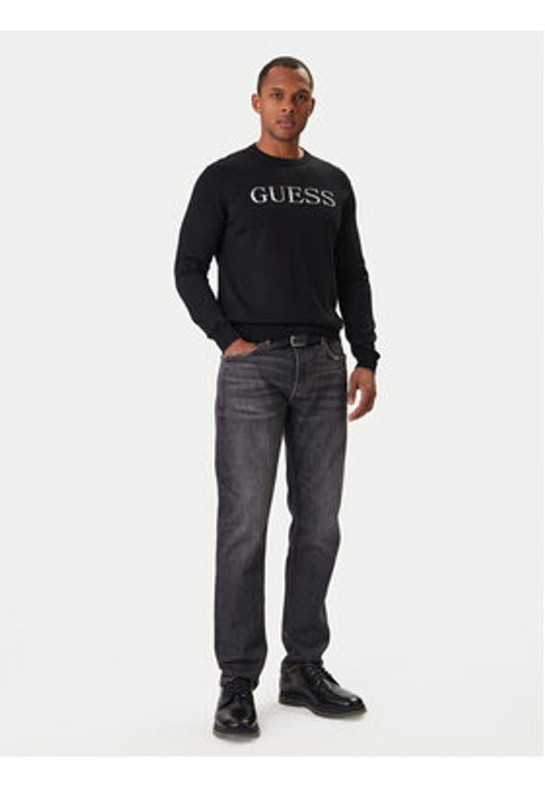 Guess Jeans Jeansy M6RA1C D5LW6 Czarny Slim Fit. Kolor: czarny