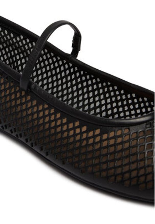 Lauren Ralph Lauren - LAUREN RALPH LAUREN Baleriny Jayna 802P04176001 Czarny. Kolor: czarny. Materiał: skóra