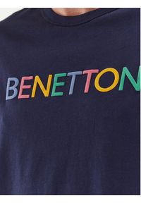 United Colors of Benetton - United Colors Of Benetton Longsleeve 3I1XU1034 Granatowy Regular Fit. Kolor: niebieski. Materiał: bawełna. Długość rękawa: długi rękaw