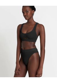 BOND-EYE AUSTRALIA - Czarny top od bikini Sasha. Kolor: czarny. Materiał: dzianina, materiał #3