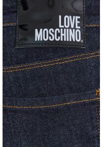 Love Moschino - Jeansy. Kolor: niebieski