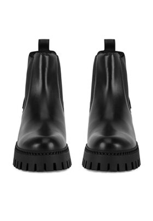 Sergio Bardi Sztyblety WI23-E1038-04SB Czarny. Kolor: czarny. Materiał: skóra