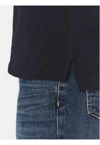 TOMMY HILFIGER - Tommy Hilfiger Polo Chest Insert MW0MW38130 Granatowy Regular Fit. Typ kołnierza: polo. Kolor: niebieski. Materiał: bawełna #4