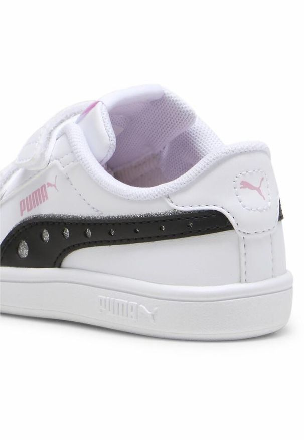 Puma - Sneakersy dla małych dzieci PUMA Smash 3.0 Dance Party PUMA. Zapięcie: pasek. Kolor: biały, wielokolorowy, różowy, czarny
