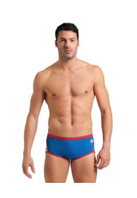 Szorty Kąpielowe Arena Icons Swim Low Waist Short. Kolor: niebieski. Materiał: materiał
