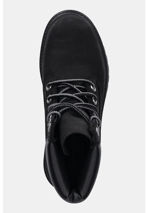 Trapery damskie Timberland STONE STREET 6 INCH BOOTS. Okazja: na spacer. Kolor: czarny. Materiał: guma, materiał. Szerokość cholewki: normalna. Sezon: zima. Styl: street