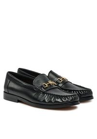TOMMY HILFIGER - Tommy Hilfiger Mokasyny Soft Leather Horsebit Loafer FW0FW08414 Czarny. Kolor: czarny. Materiał: skóra