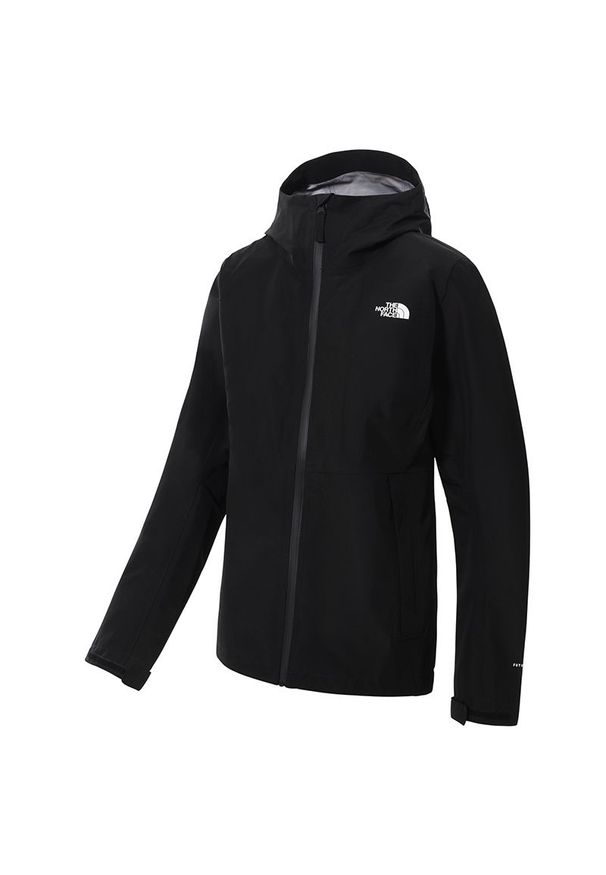 Kurtka The North Face Dryzzle Futurelight 0A7QAFJK31 - czarna. Kolor: czarny. Materiał: nylon, poliester. Wzór: aplikacja. Styl: elegancki. Sport: turystyka piesza