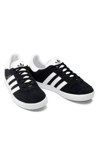 Adidas - adidas Sneakersy Gazelle J BB2502 Czarny. Kolor: czarny. Materiał: skóra, zamsz. Model: Adidas Gazelle #3