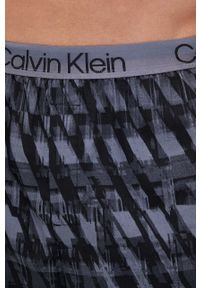 Calvin Klein Underwear szorty piżamowe męskie kolor czarny wzorzysta. Kolor: czarny. Materiał: tkanina, poliester #4