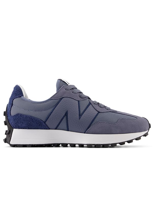 Buty unisex New Balance U327MA – fioletowe. Okazja: na co dzień. Kolor: fioletowy. Materiał: guma, zamsz, dresówka, skóra. Szerokość cholewki: normalna