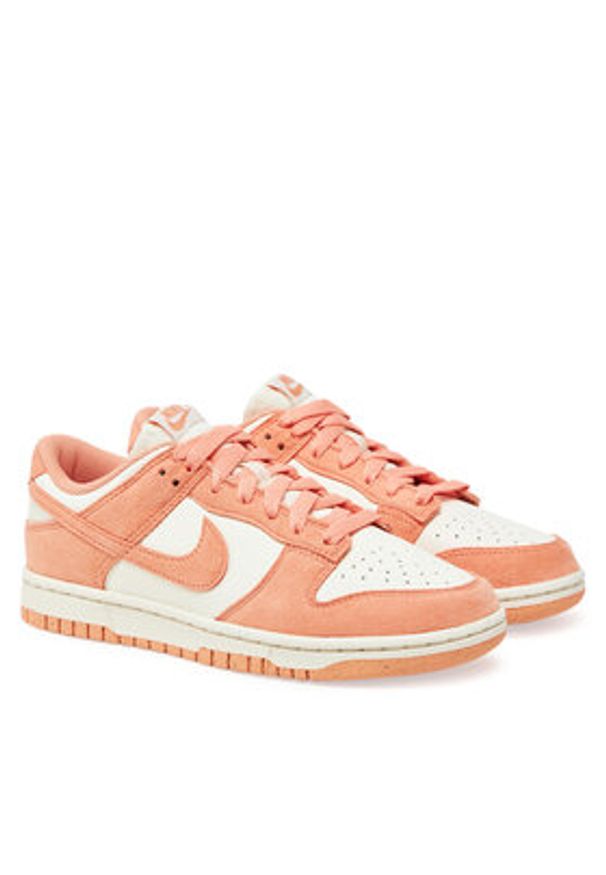Nike Sneakersy Dunk Low HJ7673 Pomarańczowy. Kolor: pomarańczowy. Materiał: skóra