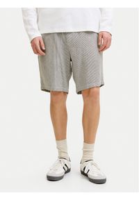 Jack & Jones Szorty materiałowe Ace Mykonos 12269376 Écru Regular Fit. Kolor: kremowy. Materiał: wiskoza #1