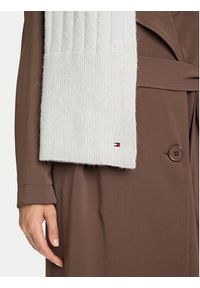TOMMY HILFIGER - Tommy Hilfiger Szalik Flag Fluffy AW0AW17787 Szary. Kolor: szary. Materiał: poliester, materiał #3